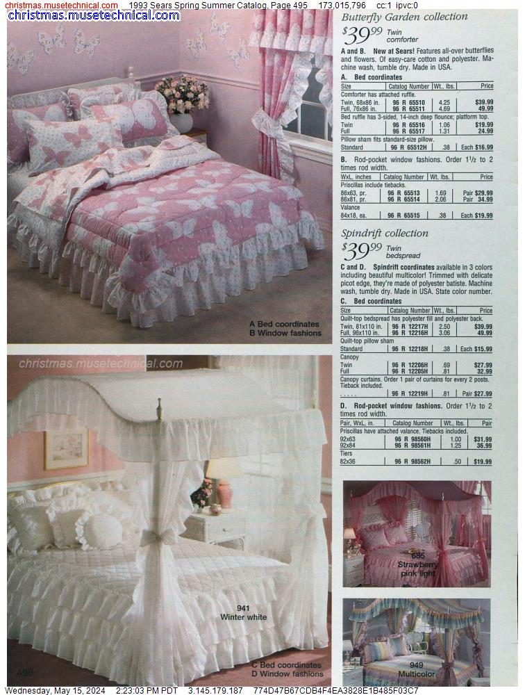 1993 Sears Spring Summer Catalog, Page 495