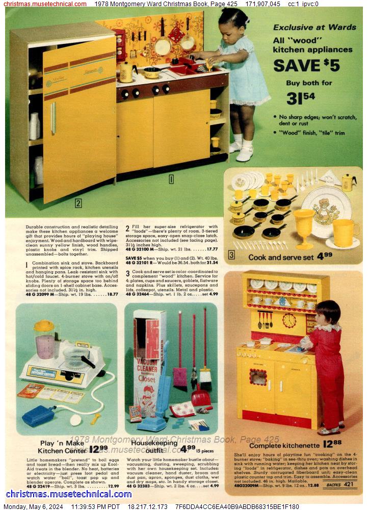 1978 Montgomery Ward Christmas Book, Page 425