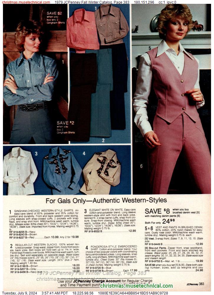 1979 JCPenney Fall Winter Catalog, Page 383