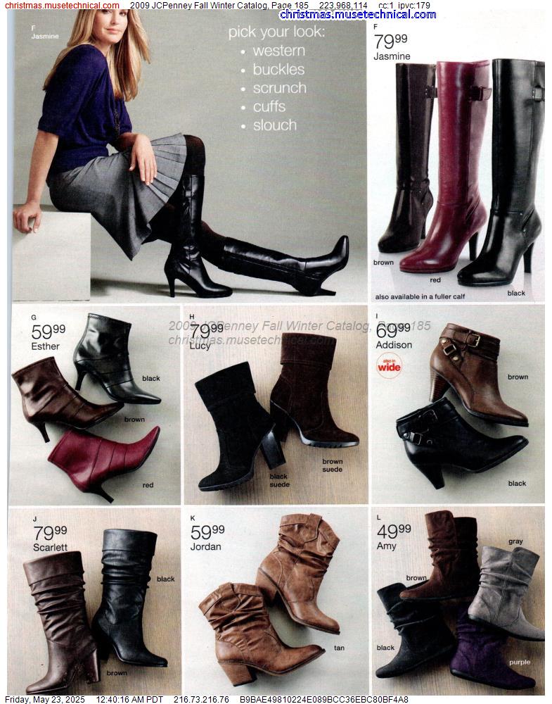 2009 JCPenney Fall Winter Catalog, Page 185