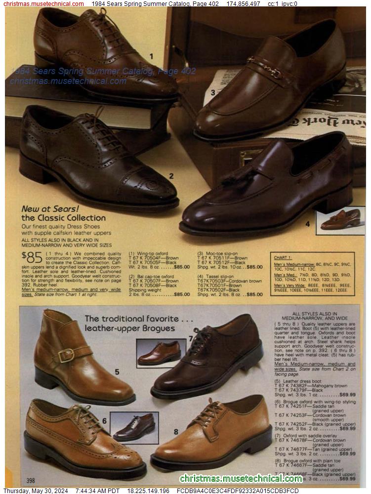 1984 Sears Spring Summer Catalog, Page 402