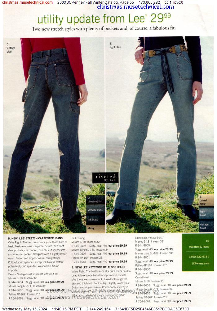 2003 JCPenney Fall Winter Catalog, Page 55