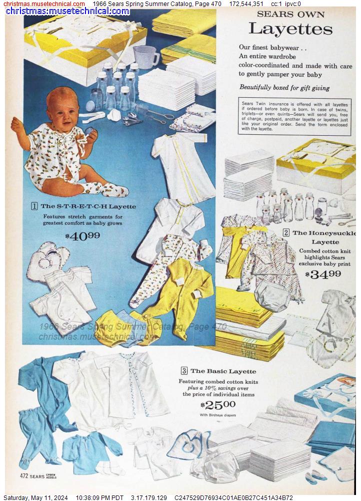 1966 Sears Spring Summer Catalog, Page 470