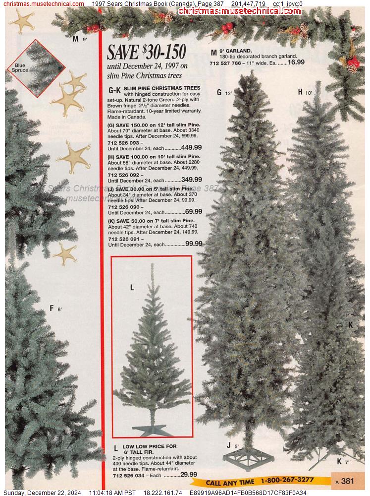 1997 Sears Christmas Book (Canada), Page 387