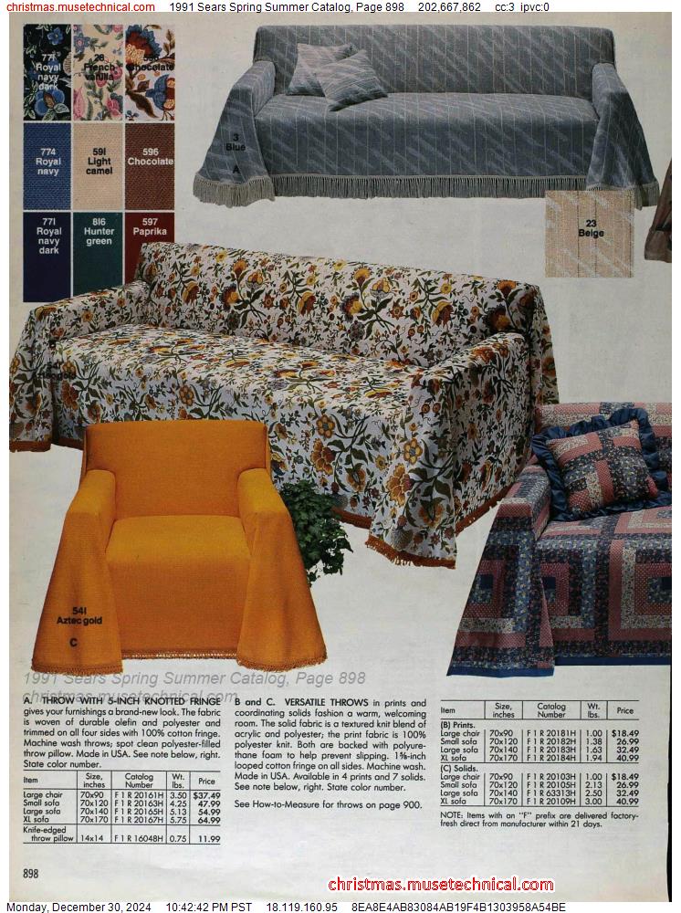 1991 Sears Spring Summer Catalog, Page 898