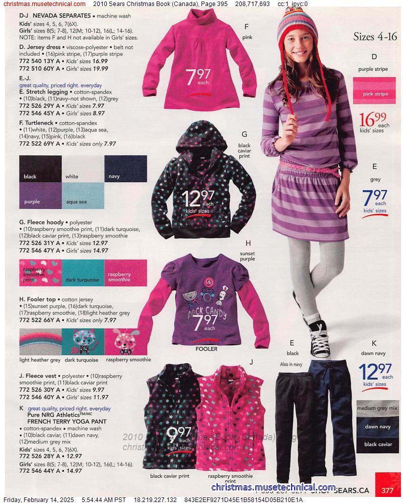 2010 Sears Christmas Book (Canada), Page 395