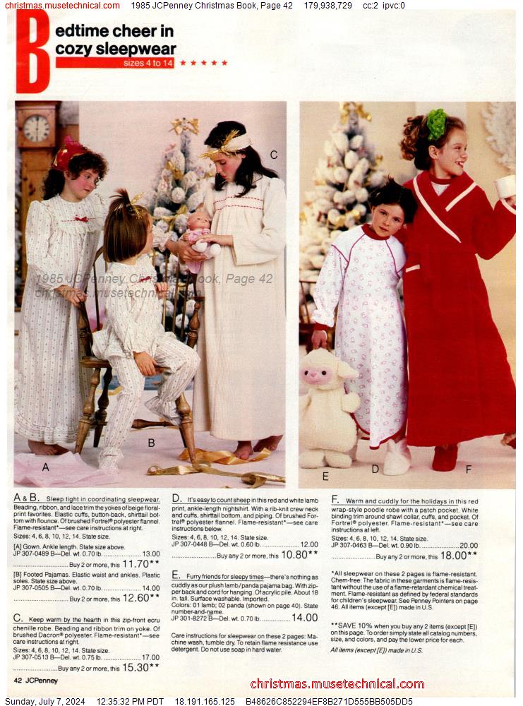 1985 JCPenney Christmas Book, Page 42
