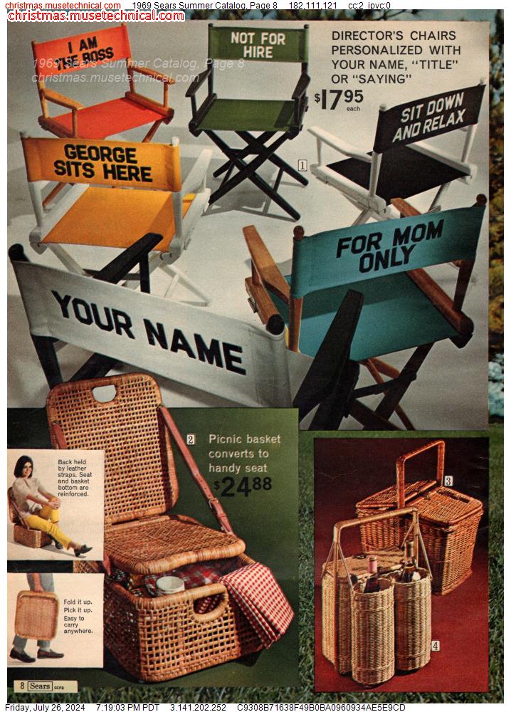 1969 Sears Summer Catalog, Page 8