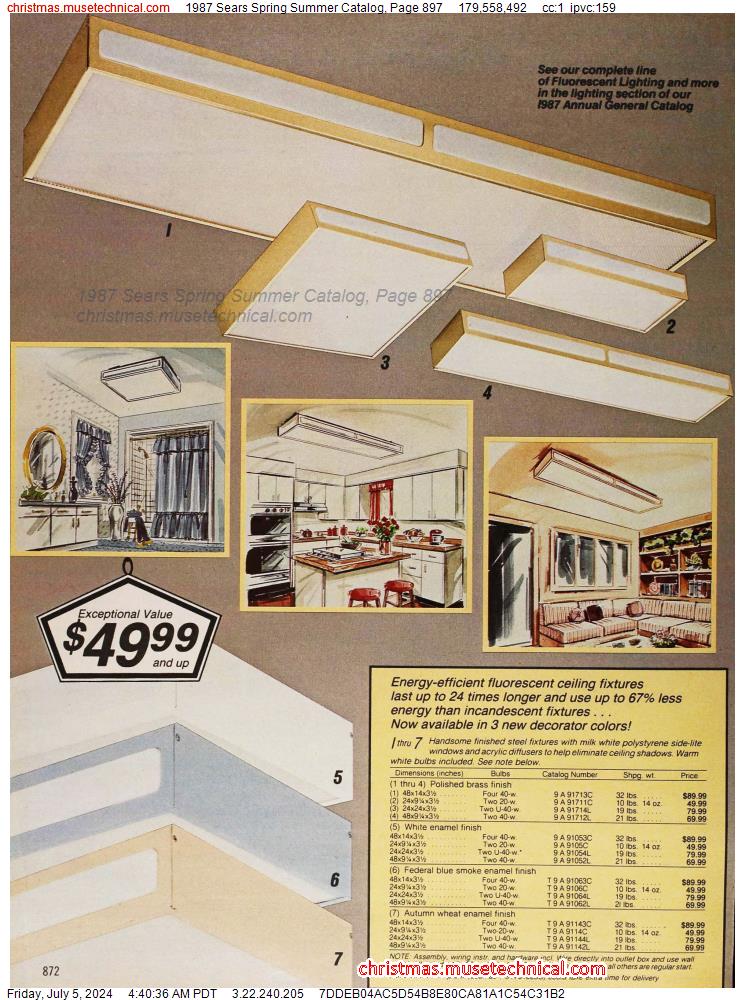 1987 Sears Spring Summer Catalog, Page 897