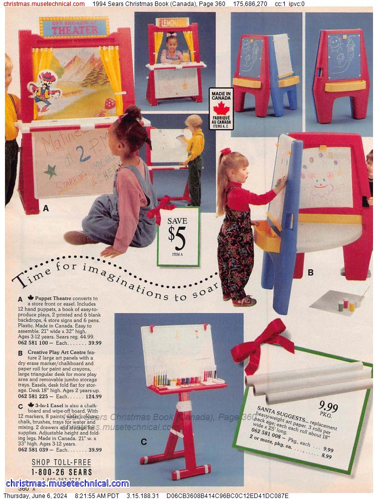 1994 Sears Christmas Book (Canada), Page 360