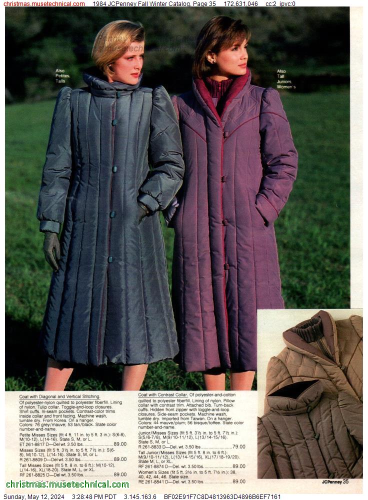 1984 JCPenney Fall Winter Catalog, Page 35