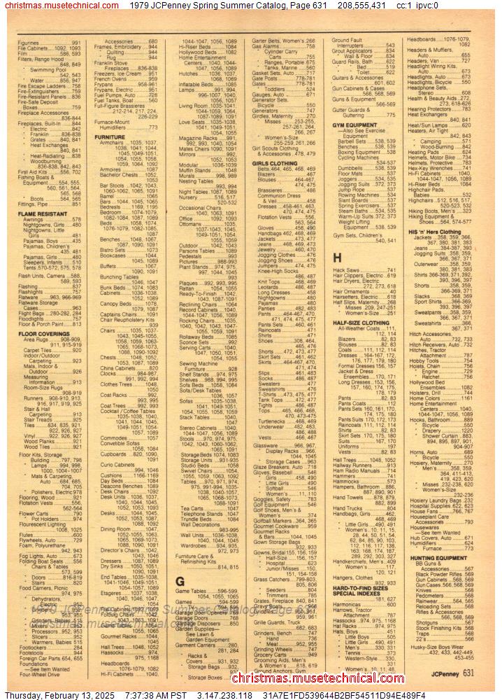 1979 JCPenney Spring Summer Catalog, Page 631