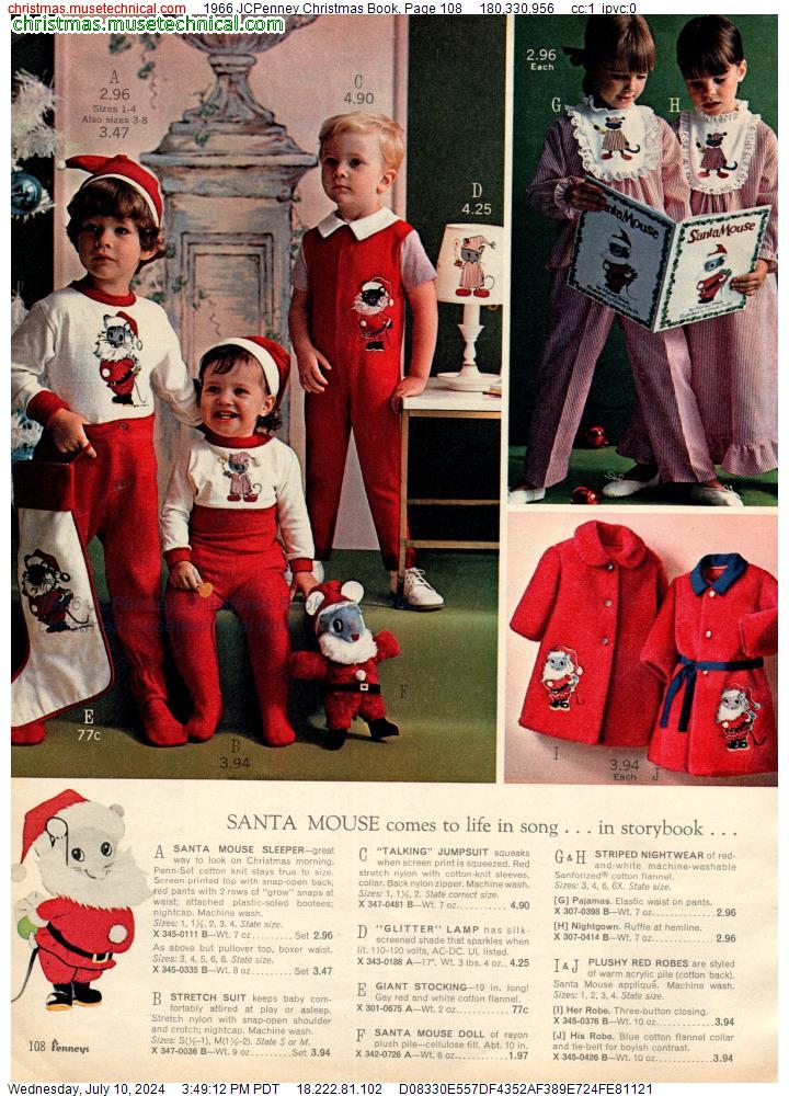 1966 JCPenney Christmas Book, Page 108