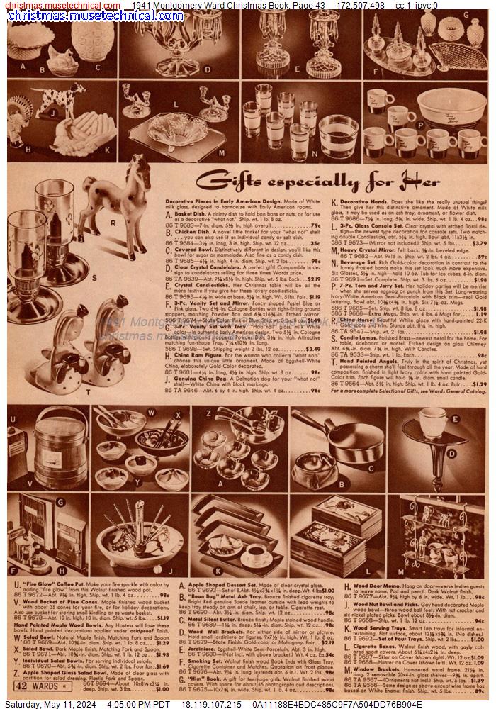 1941 Montgomery Ward Christmas Book, Page 43