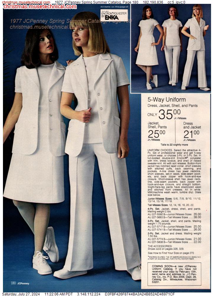 1977 JCPenney Spring Summer Catalog, Page 180