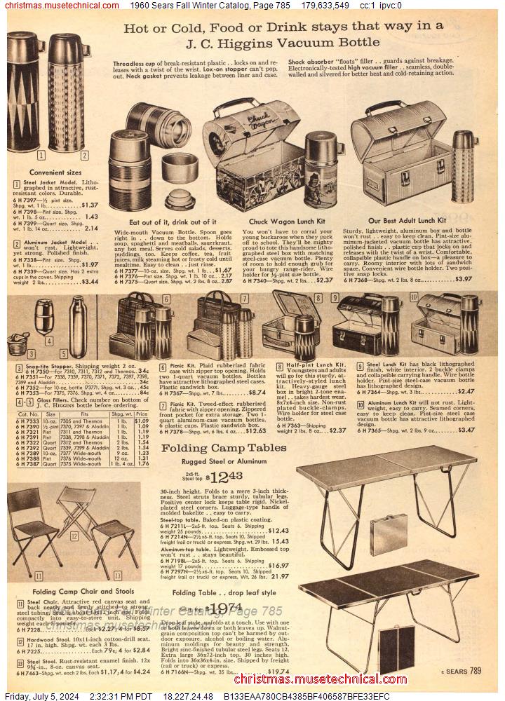 1960 Sears Fall Winter Catalog, Page 785