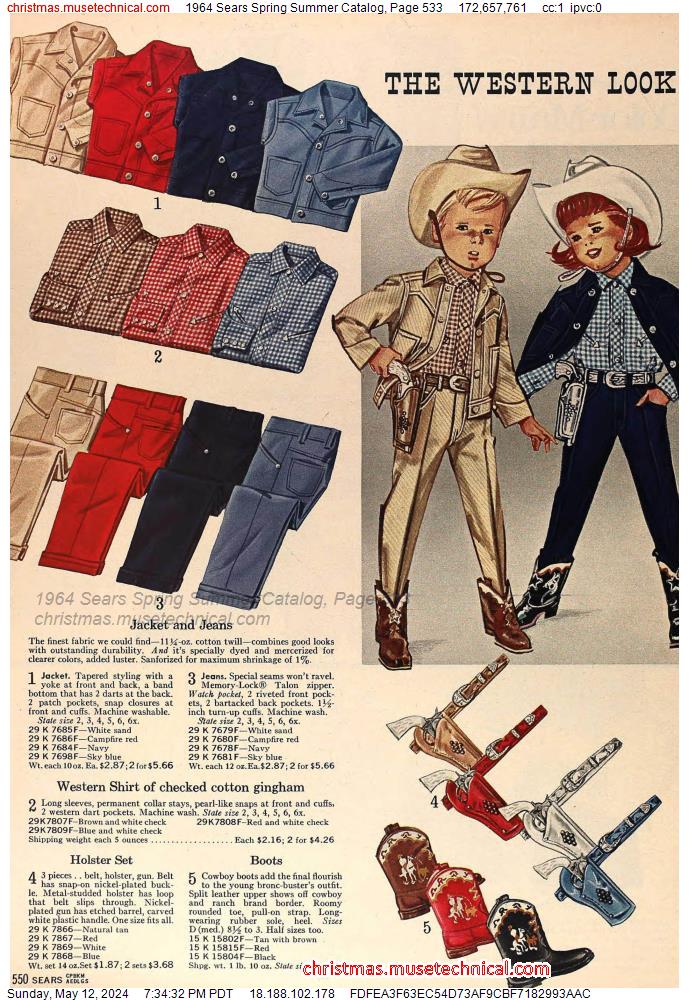 1964 Sears Spring Summer Catalog, Page 533