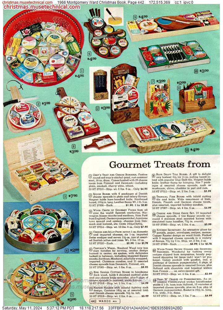 1966 Montgomery Ward Christmas Book, Page 442