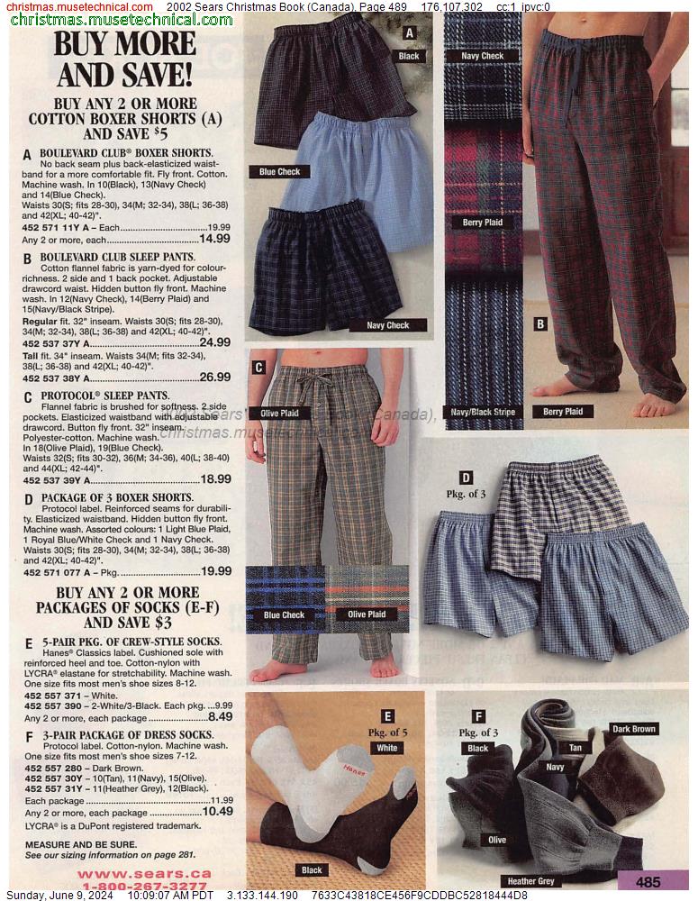 2002 Sears Christmas Book (Canada), Page 489
