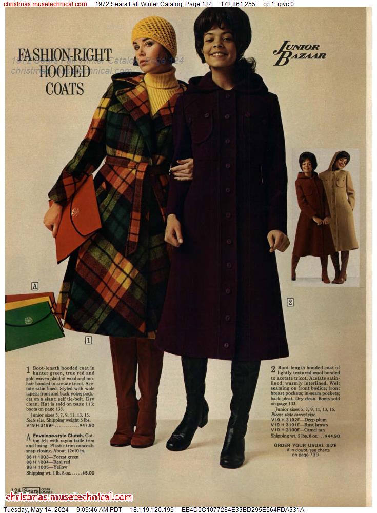 1972 Sears Fall Winter Catalog, Page 124