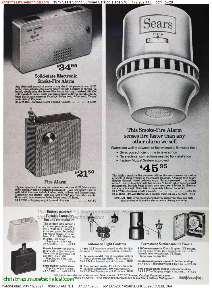 1973 Sears Spring Summer Catalog, Page 976