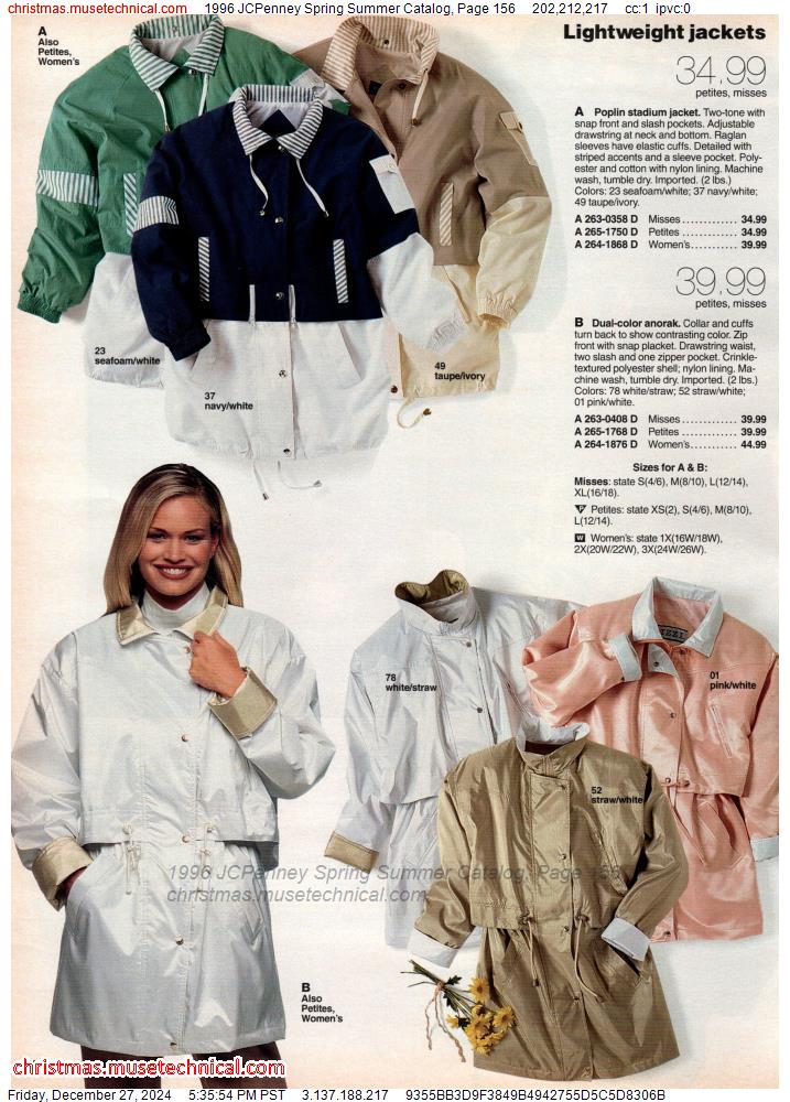 1996 JCPenney Spring Summer Catalog, Page 156