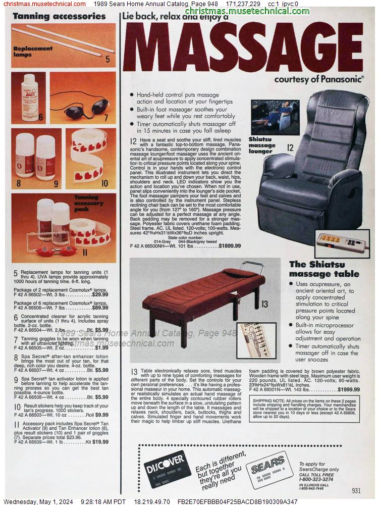 1989 Sears Home Annual Catalog, Page 948