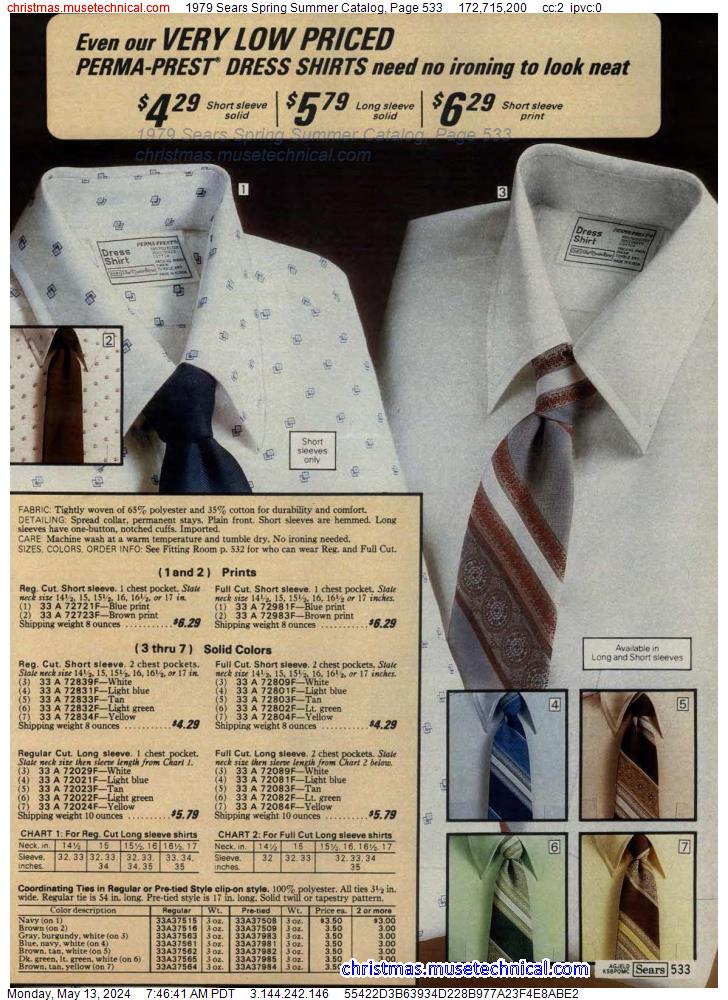 1979 Sears Spring Summer Catalog, Page 533