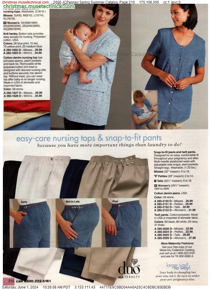 2000 JCPenney Spring Summer Catalog, Page 210