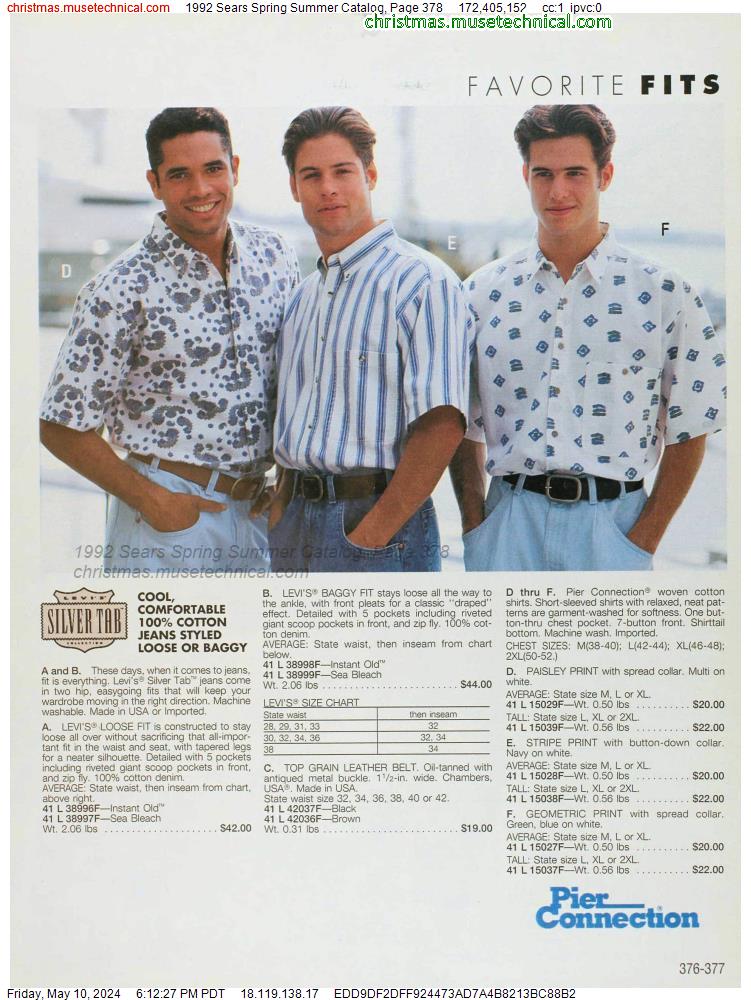 1992 Sears Spring Summer Catalog, Page 378