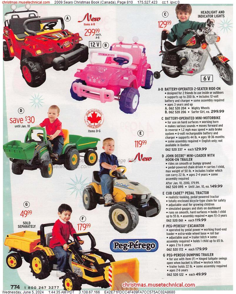2009 Sears Christmas Book (Canada), Page 810