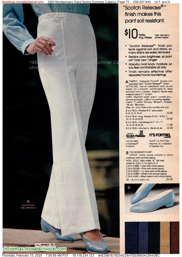 1982 Montgomery Ward Spring Summer Catalog, Page 73