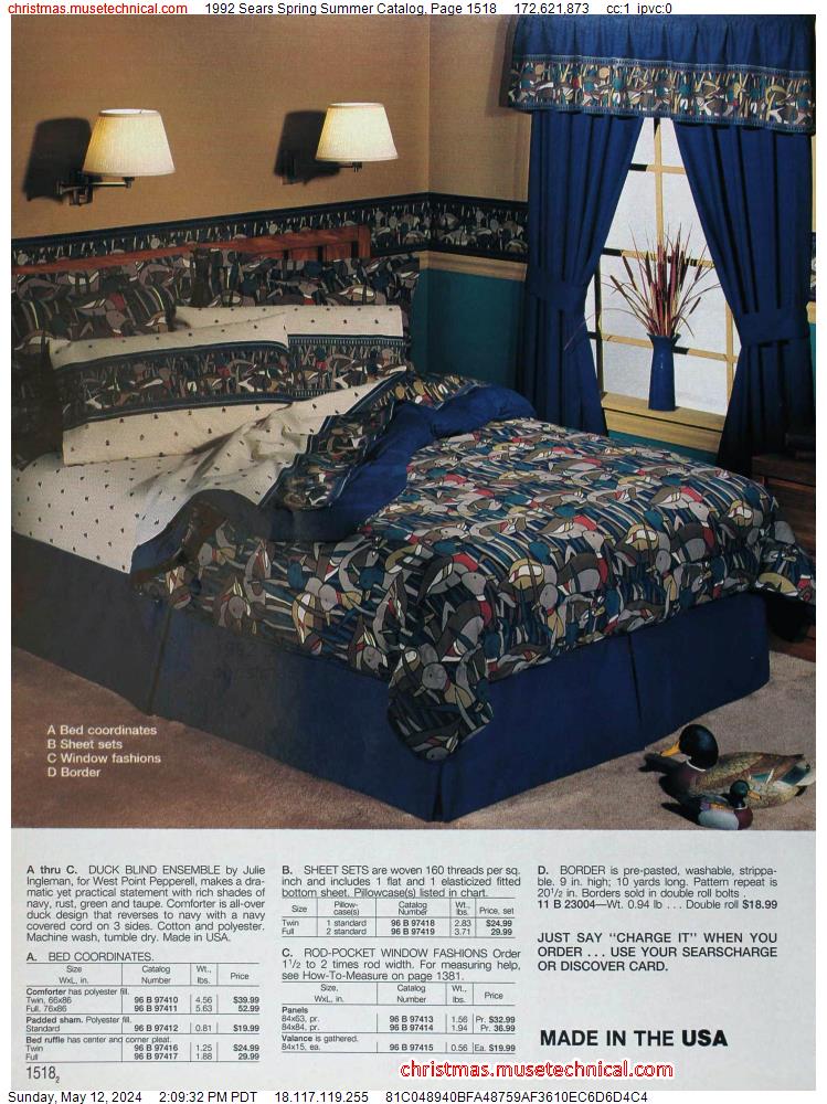 1992 Sears Spring Summer Catalog, Page 1518