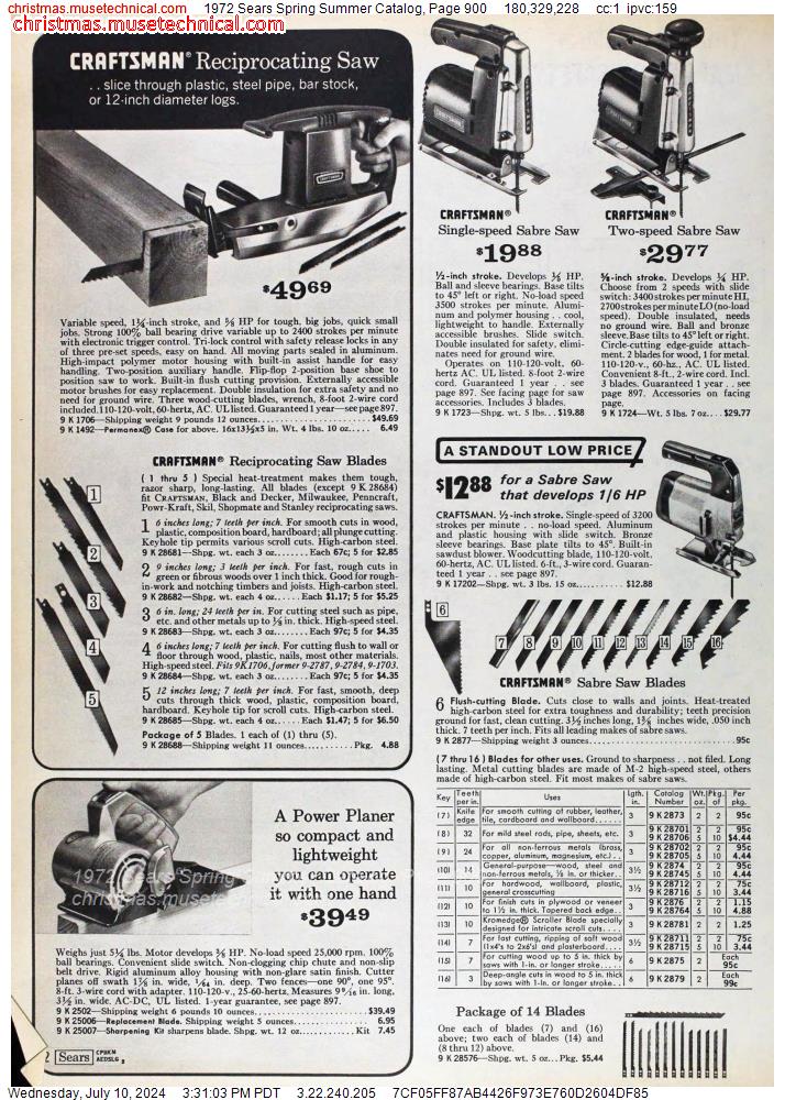 1972 Sears Spring Summer Catalog, Page 900