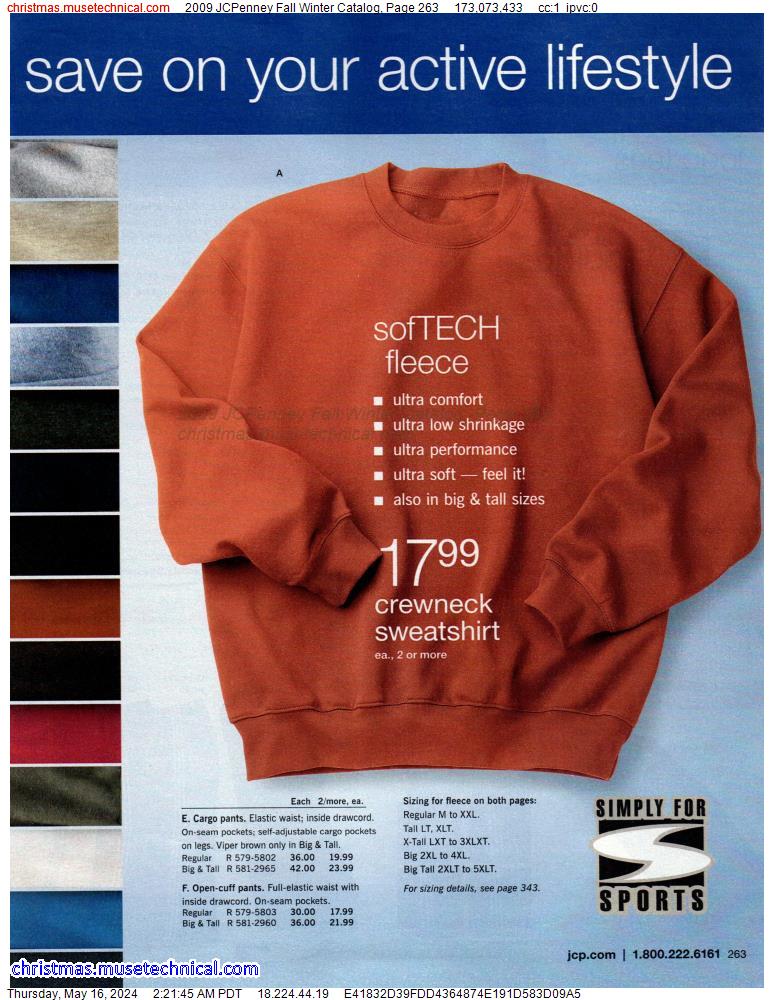 2009 JCPenney Fall Winter Catalog, Page 263