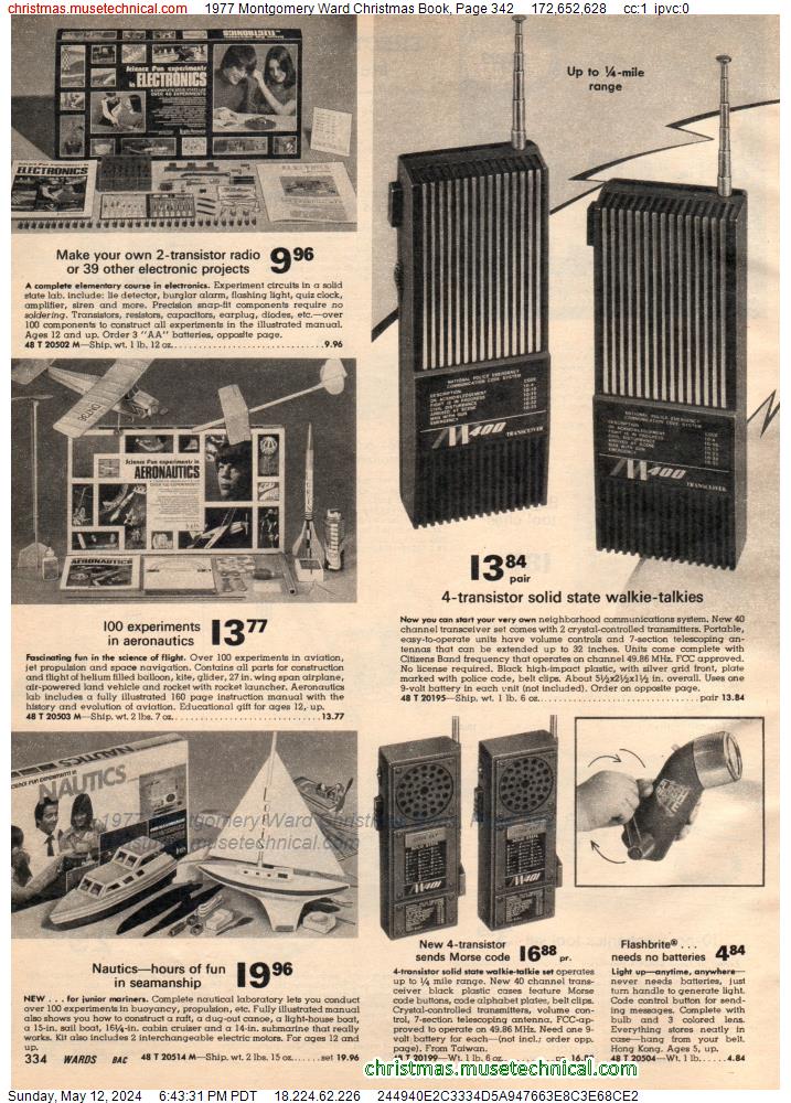 1977 Montgomery Ward Christmas Book, Page 342