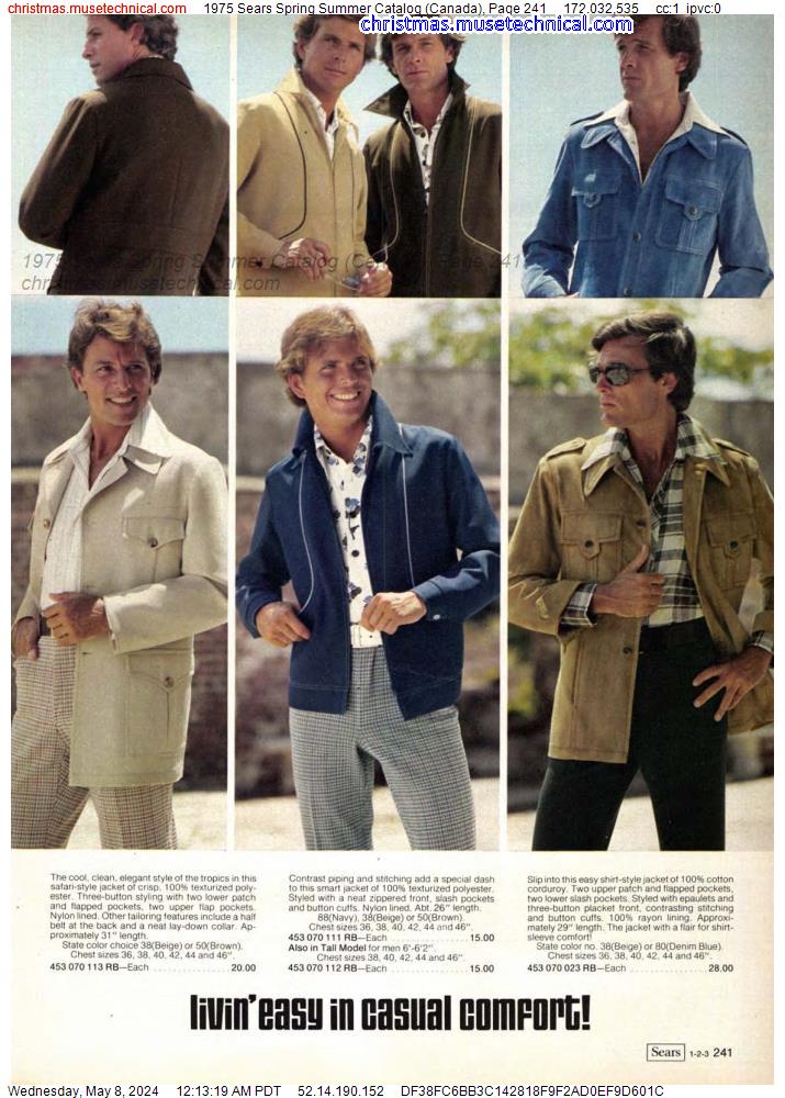 1975 Sears Spring Summer Catalog (Canada), Page 241
