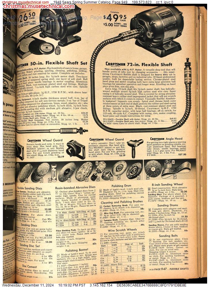 1948 Sears Spring Summer Catalog, Page 949