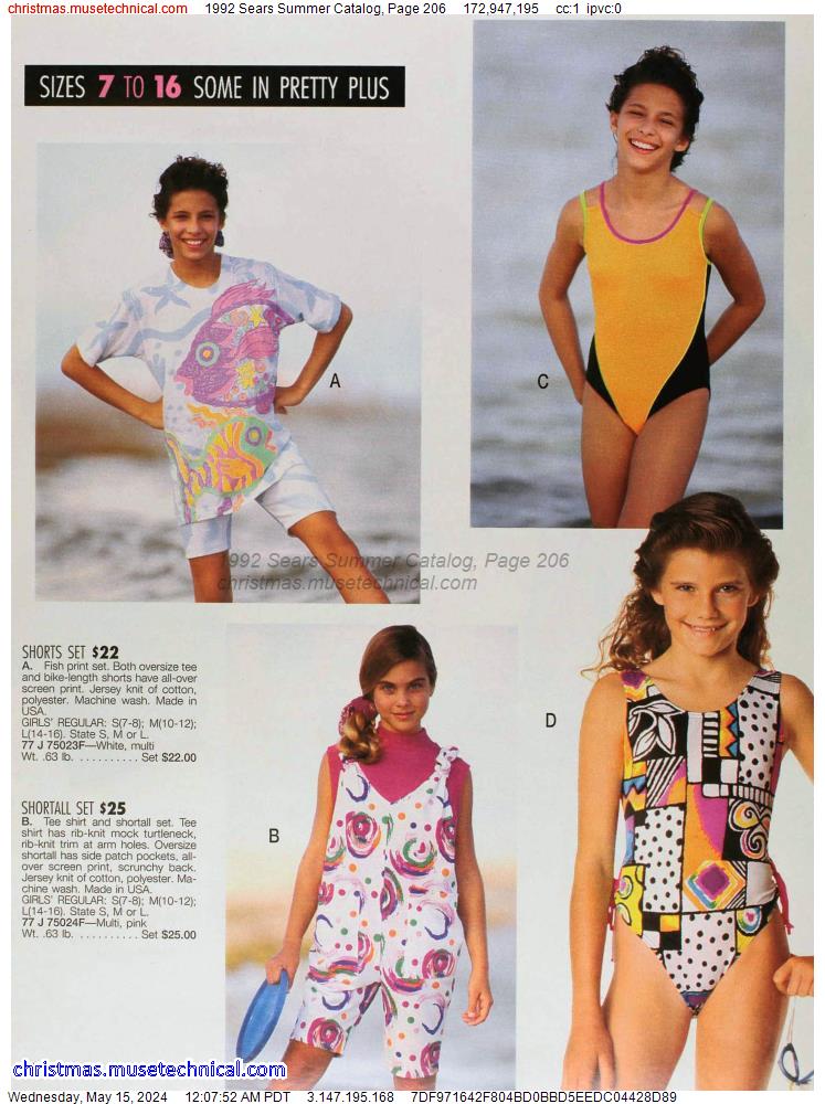 1992 Sears Summer Catalog, Page 206