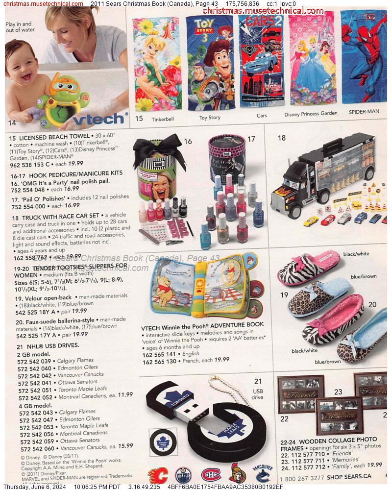 2011 Sears Christmas Book (Canada), Page 43