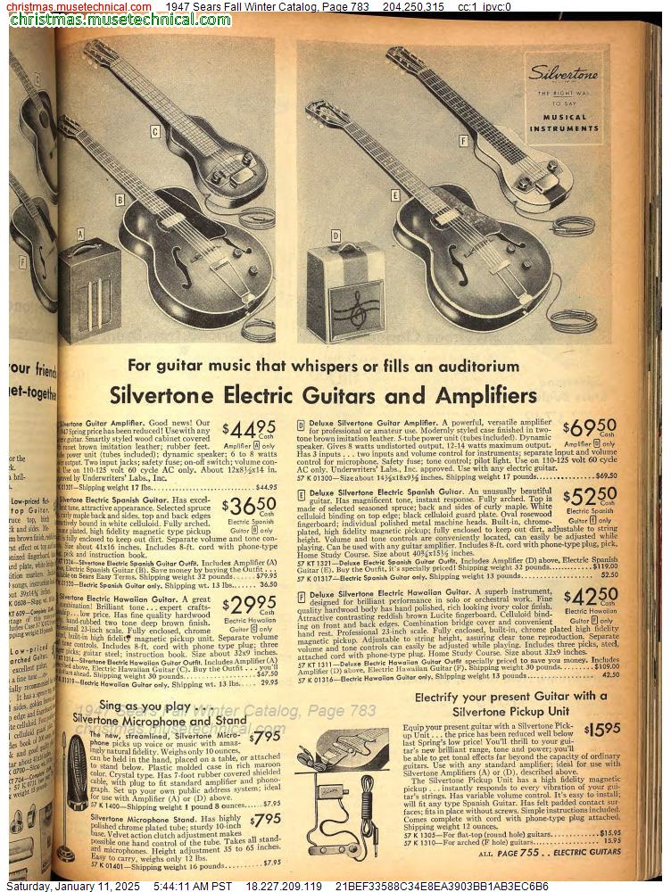 1947 Sears Fall Winter Catalog, Page 783