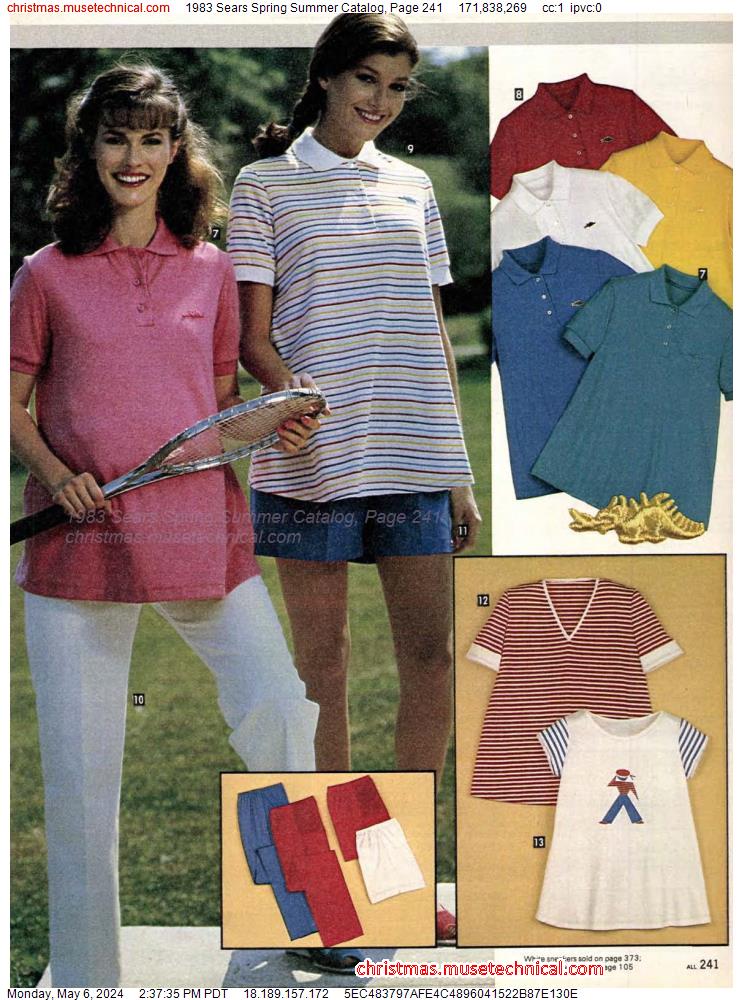 1983 Sears Spring Summer Catalog, Page 241