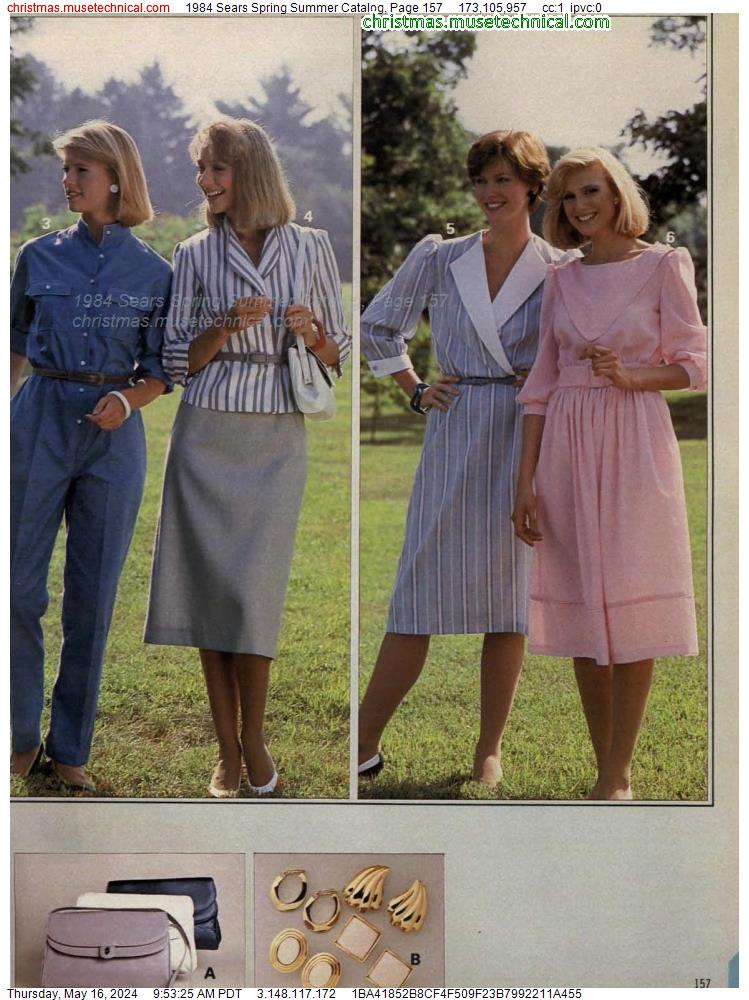 1984 Sears Spring Summer Catalog, Page 157