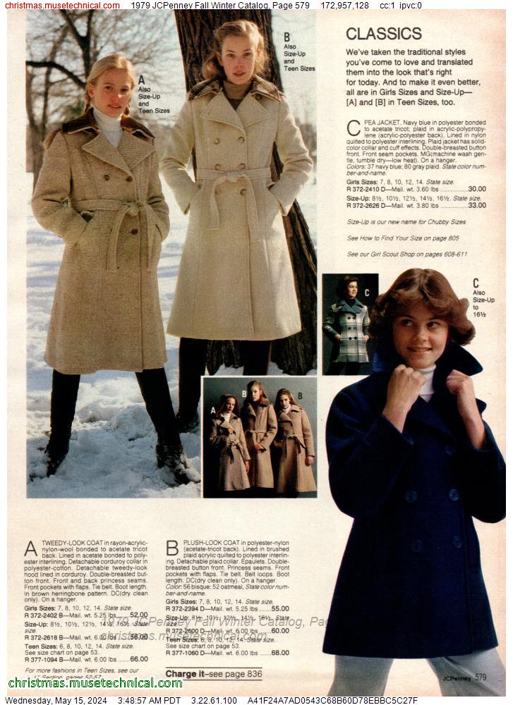 1979 JCPenney Fall Winter Catalog, Page 579