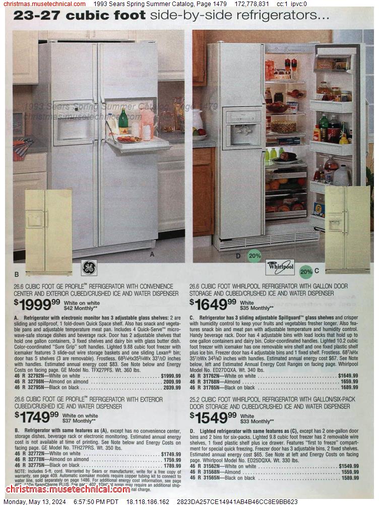 1993 Sears Spring Summer Catalog, Page 1479