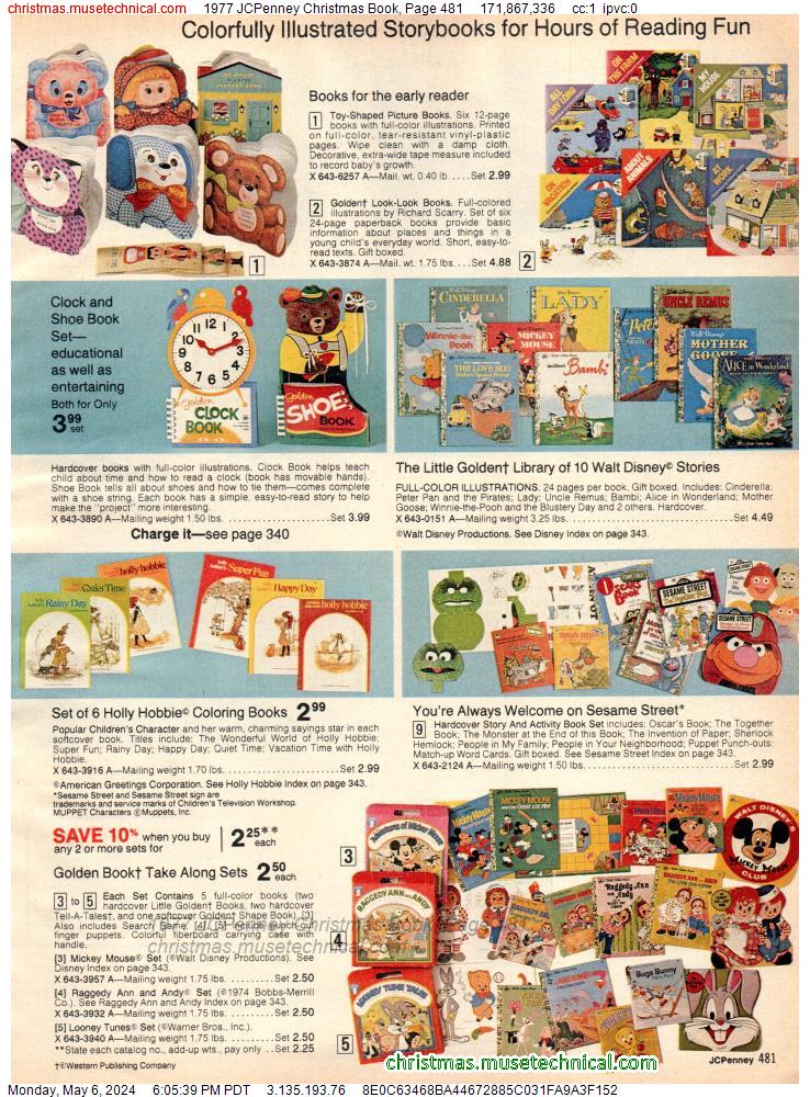 1977 JCPenney Christmas Book, Page 481