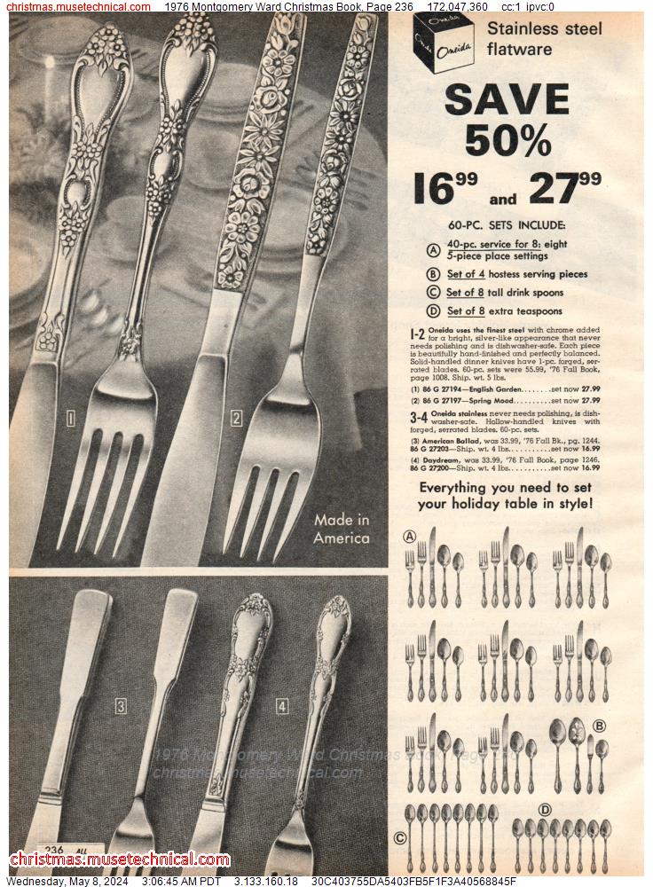 1976 Montgomery Ward Christmas Book, Page 236