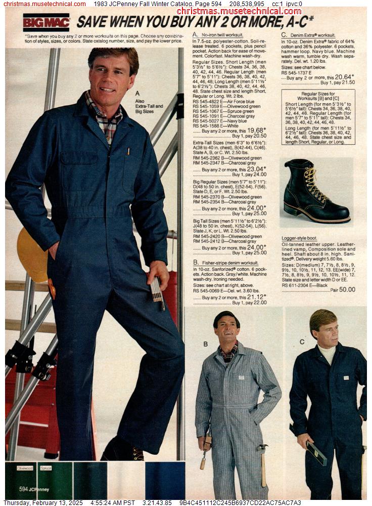 1983 JCPenney Fall Winter Catalog, Page 594