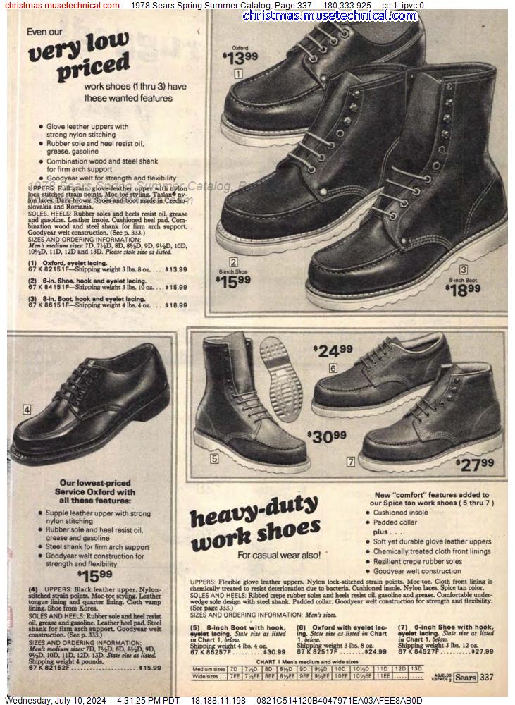 1978 Sears Spring Summer Catalog, Page 337