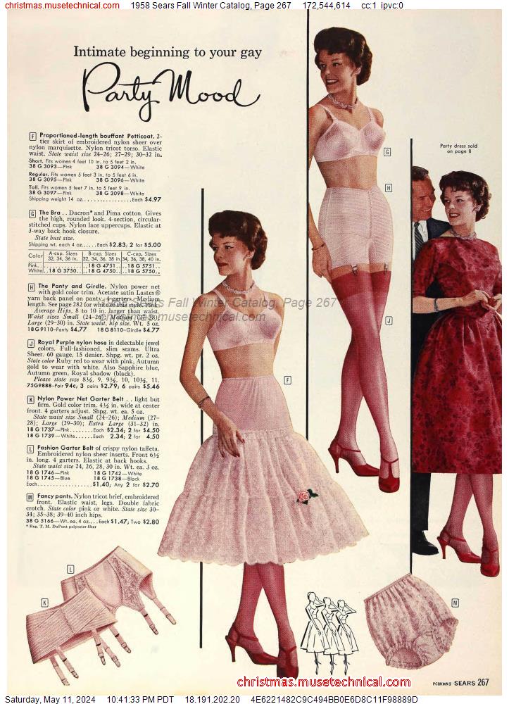 1958 Sears Fall Winter Catalog, Page 267